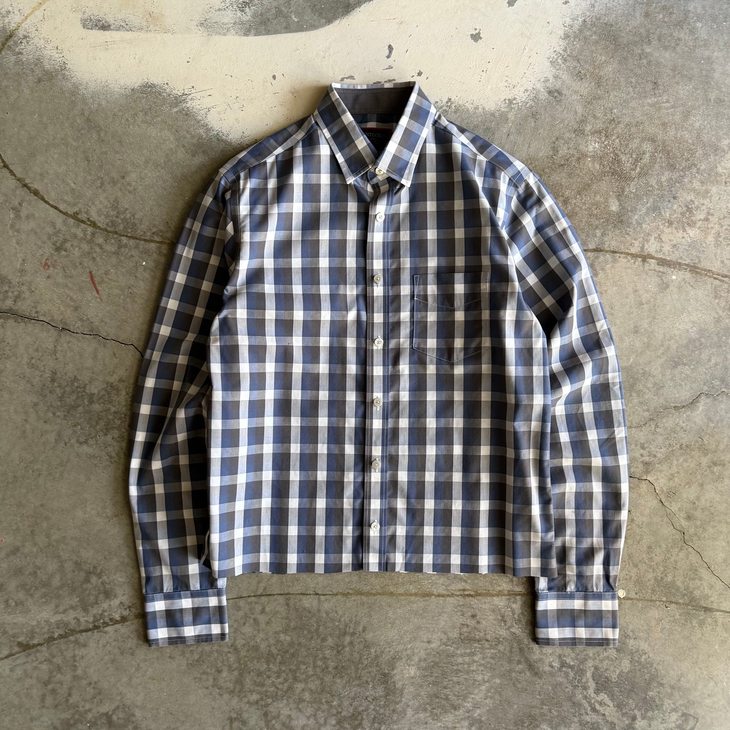 Vintage 00s Cropped Flannel - S