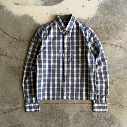 Vintage 00s Cropped Flannel - S