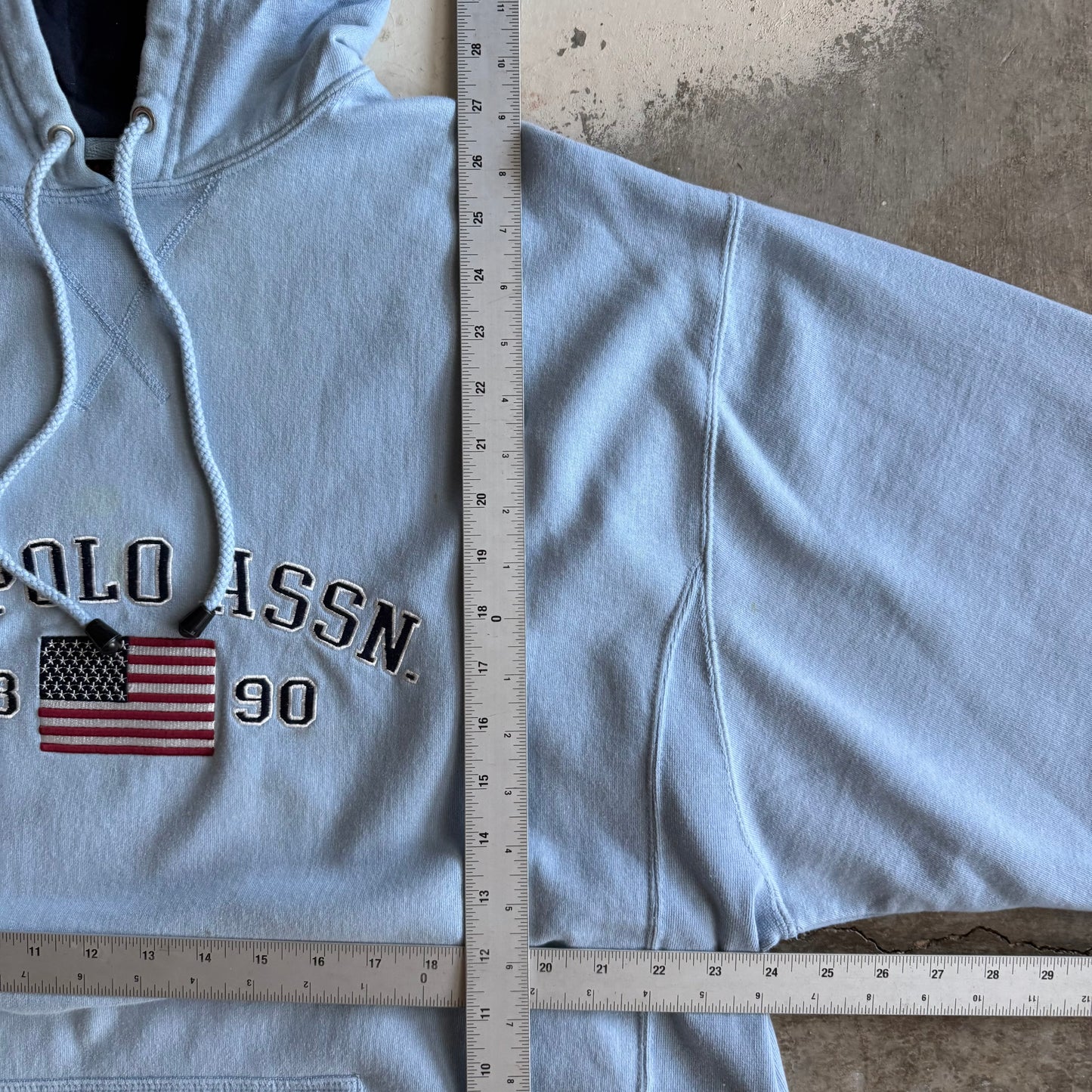 Vintage 90s US POLO ASSN Hoodie - L