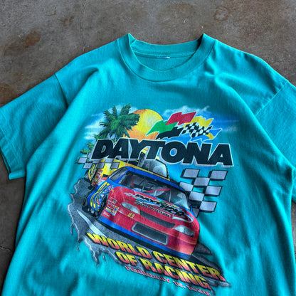 Vintage 90s Daytona NASCAR Tee - L