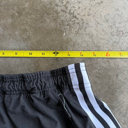 Vintage Black Adidas Track Shorts - L