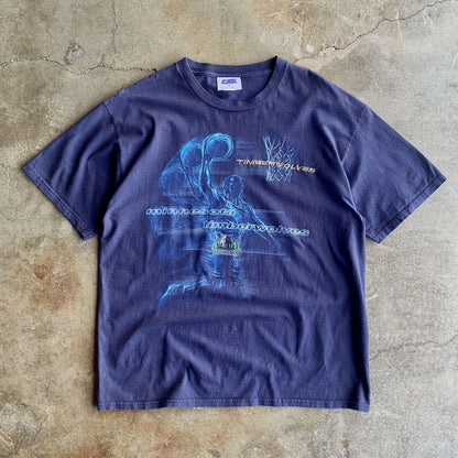 Vintage 90s Minnesota Timberwolves Tee - XL