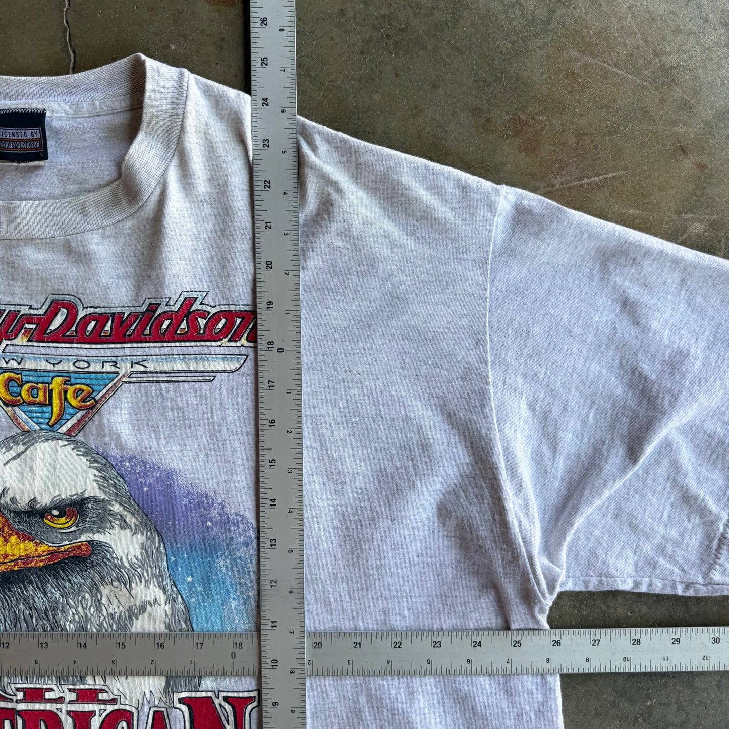 Vintage Harley Davidson Cropped Boxy Tshirt - XXL