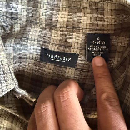 Vintage 00s Cropped Flannel - L