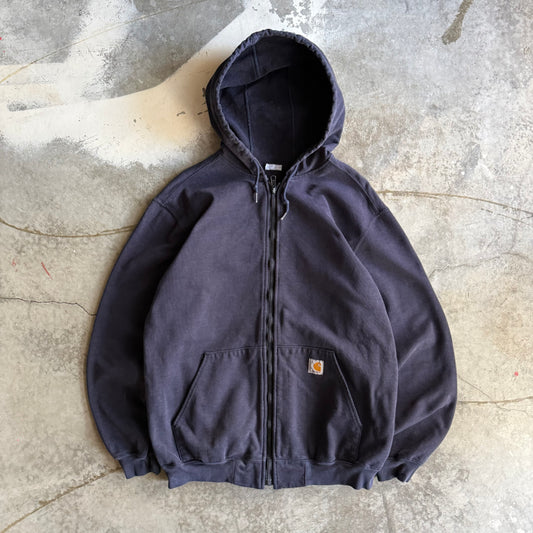 Vintage 90s Carhartt Zip Up Hoodie - M