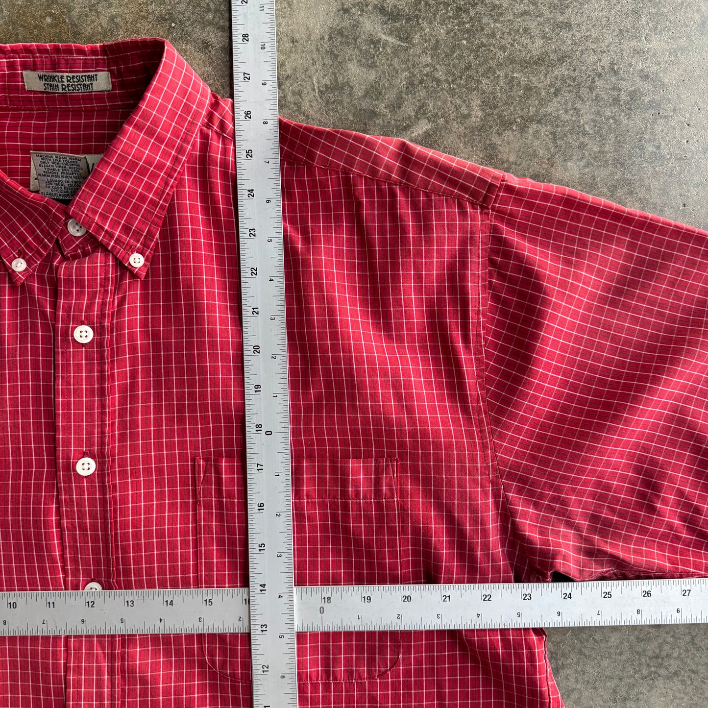 Vintage Boxy Cropped Button Up - L