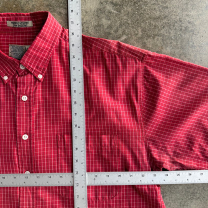 Vintage Boxy Cropped Button Up - L