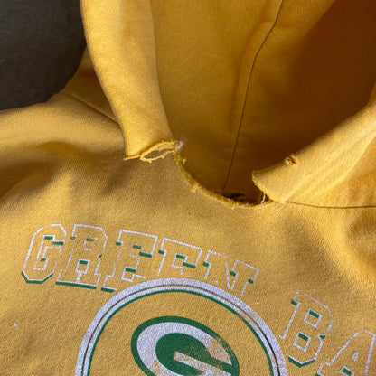 Vintage 90s Distressed Packers Hoodie - XL