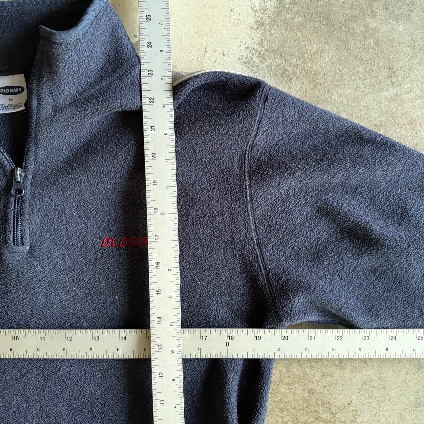 Vintage 00s Fall 1/4 Old Navy Zip Up - M