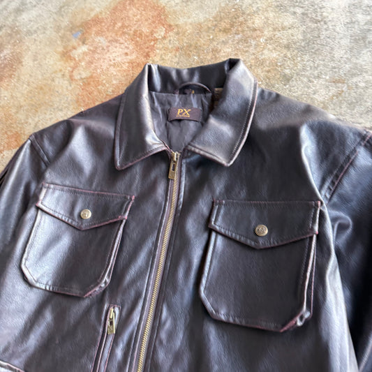 Vintage Leather Jacket - L