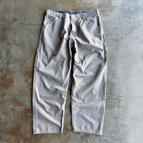 Vintage Tan Baggy Wrangler Pants - 36