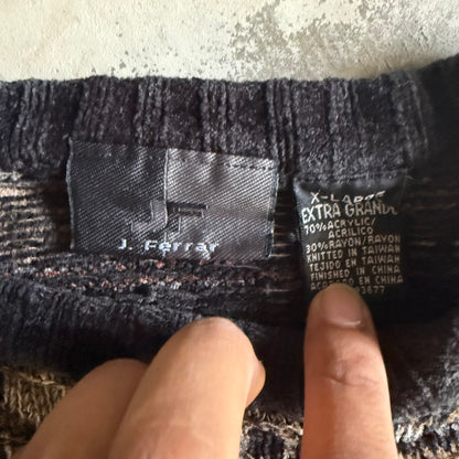 Vintage 90s J.Ferrar Fall Sweater - XL