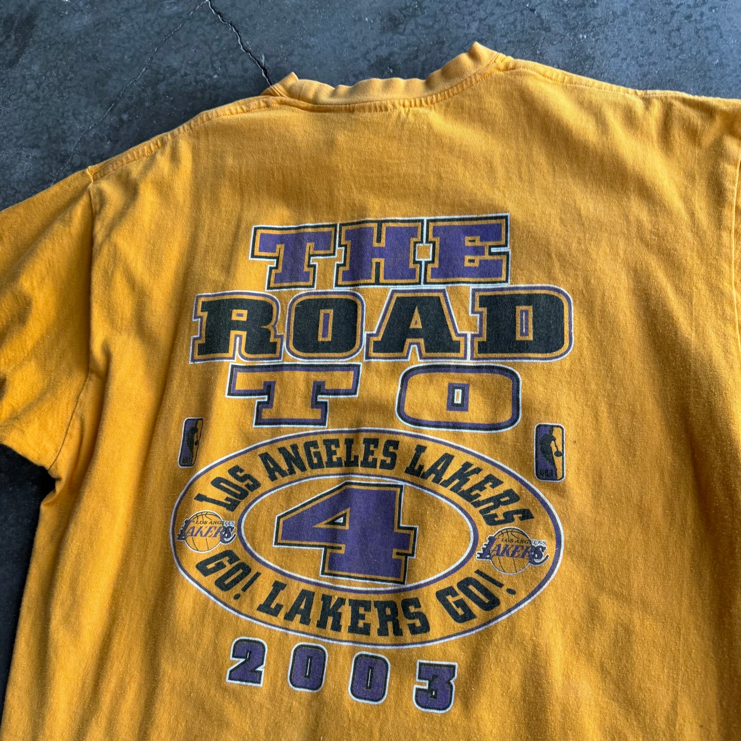 Vintage Lakers Championship Tshirt - XL