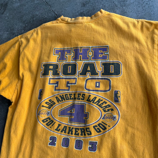 Vintage Lakers Championship Tshirt - XL
