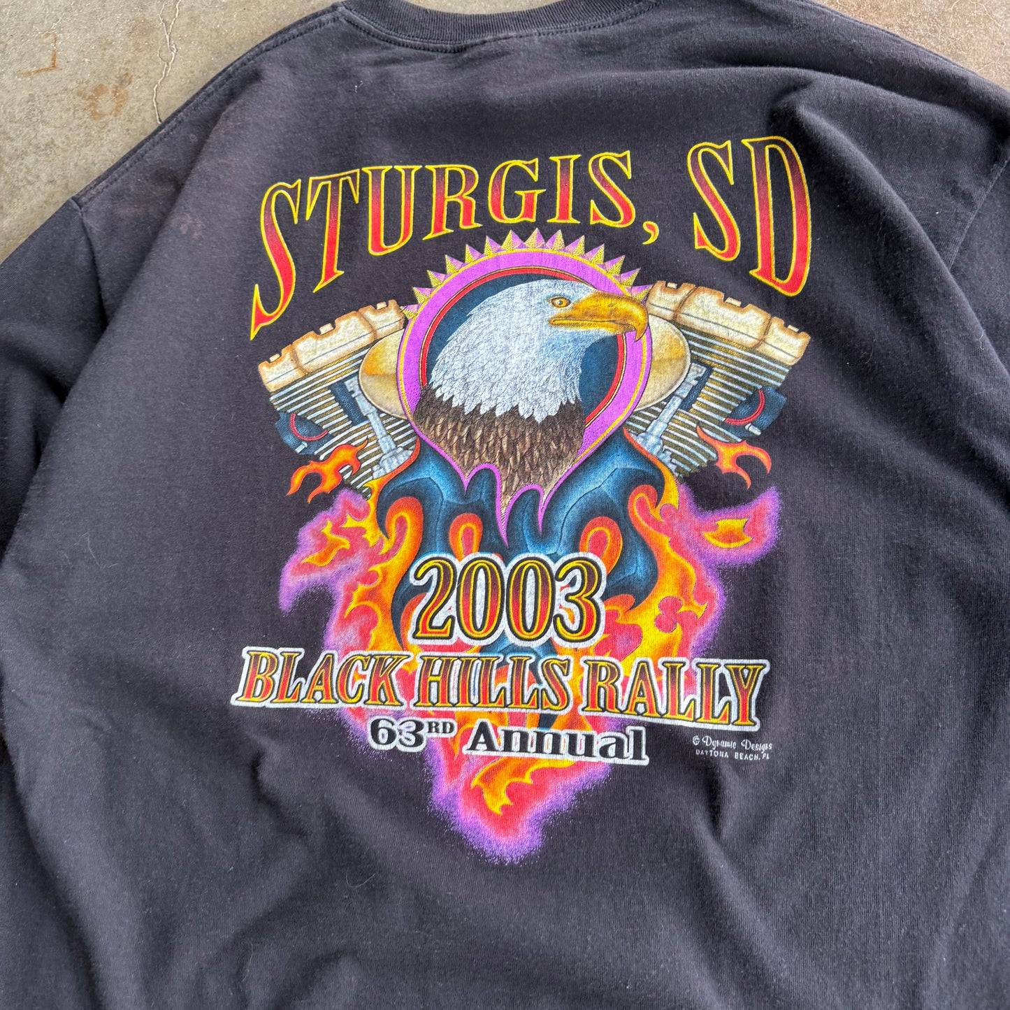 Vintage 00s Sturgis Tee - L