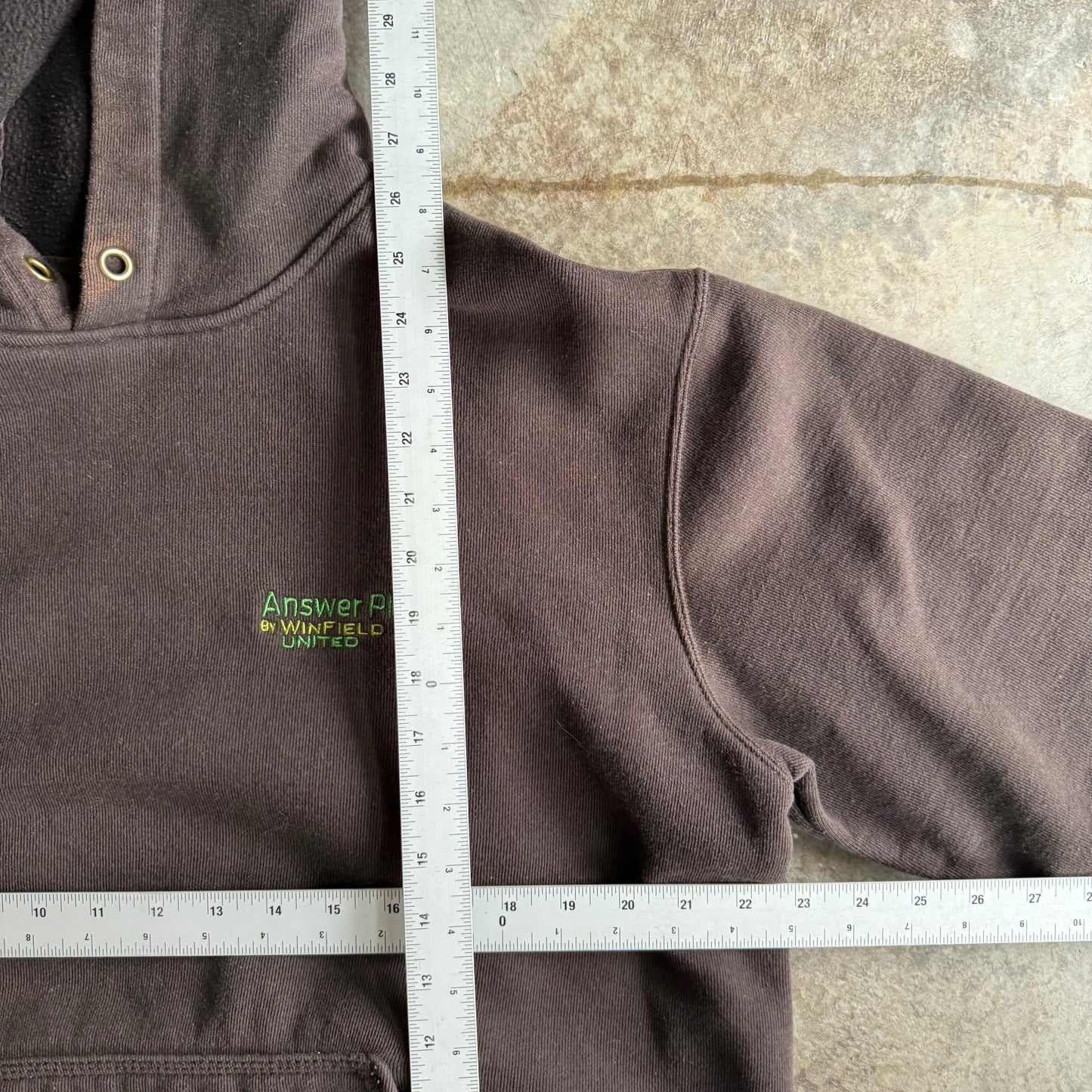 Vintage Brown Carhartt Hoodie - M