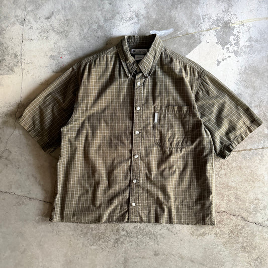Fall Cropped Button up - L