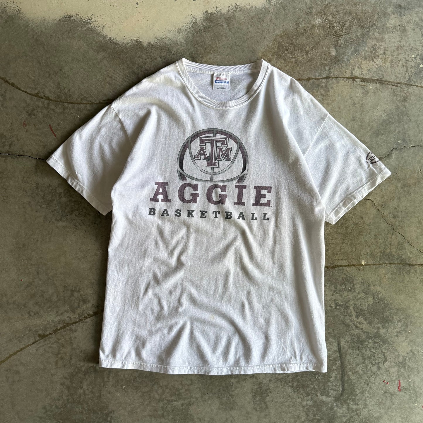 Vintage 00s Texas A&M Aggies Basketball Tshirt - L