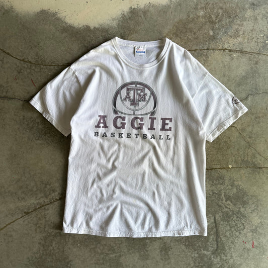 Vintage 00s Texas A&M Aggies Basketball Tshirt - L