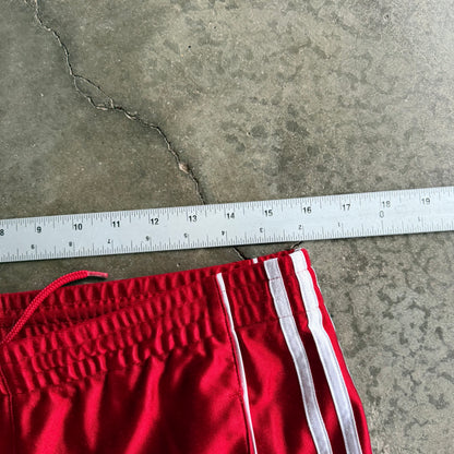 Vintage Red Adidas Track Shorts - XL