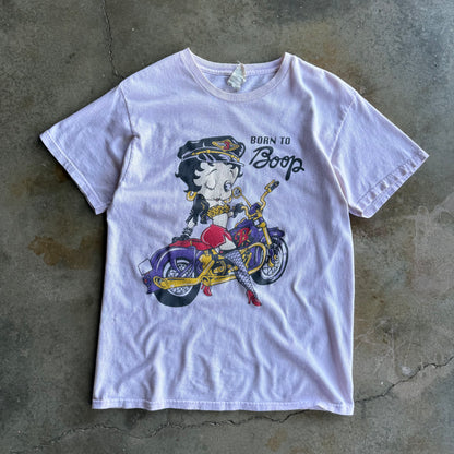 Vintage Biker Betty Boop Tshirt - M