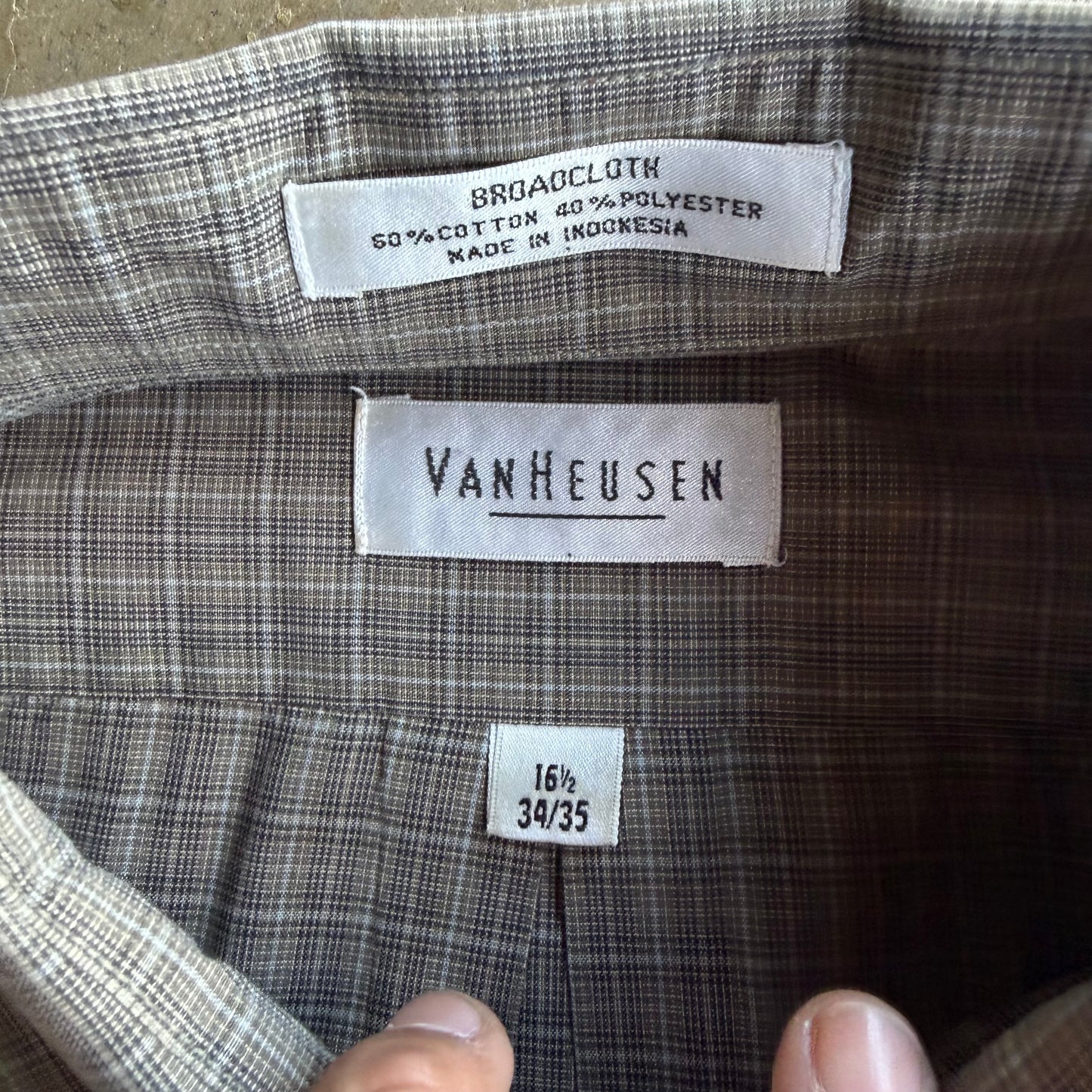 Vintage Cropped Button Up - L