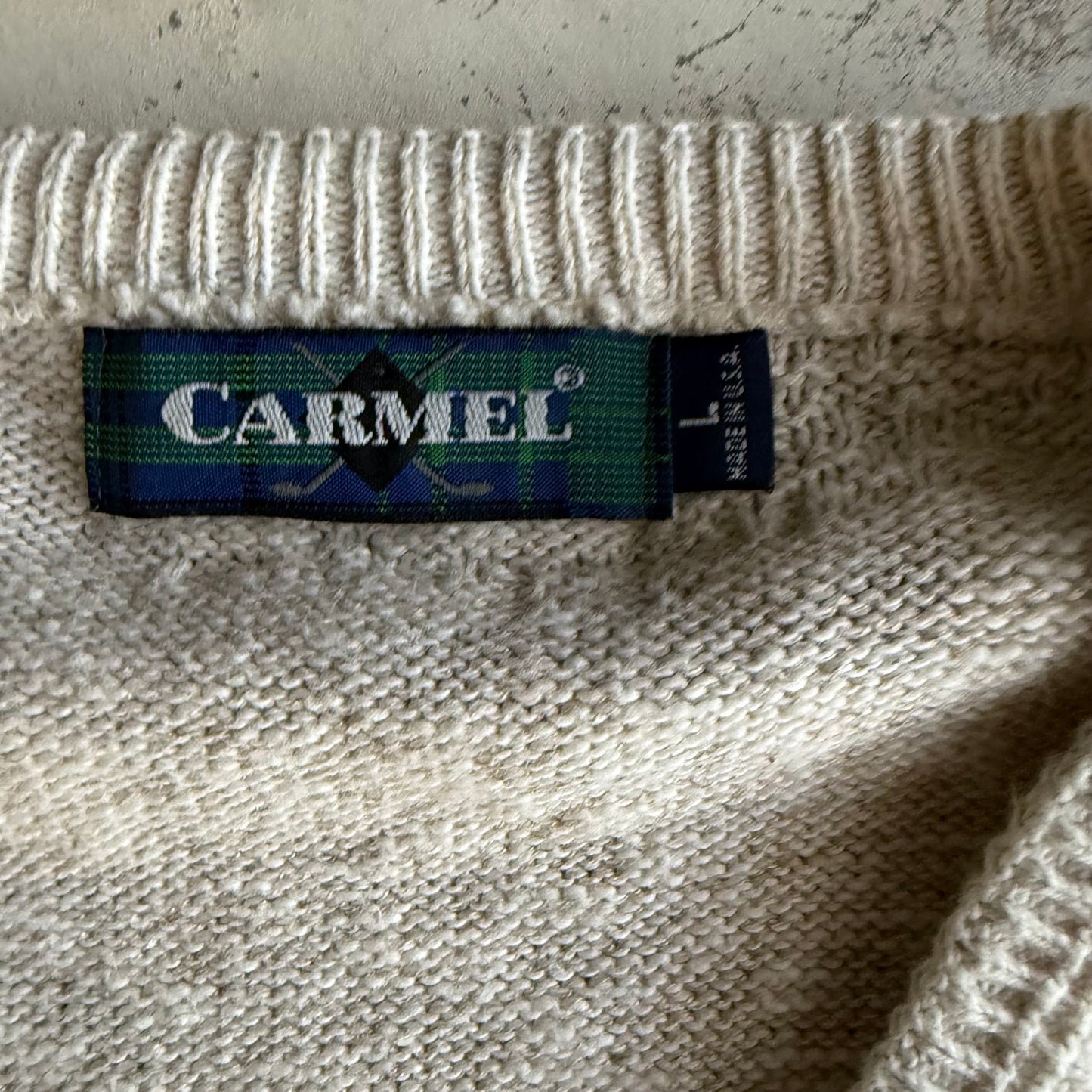 Vintage 90s Golf Knit Sweater - L
