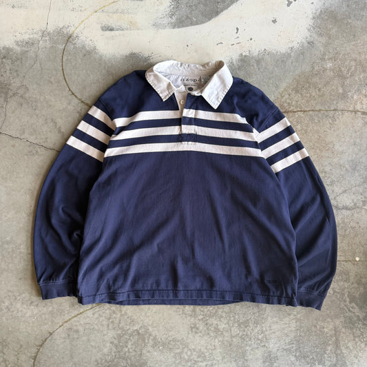 Vintage 00s IZOD Rugby Polo - XXL
