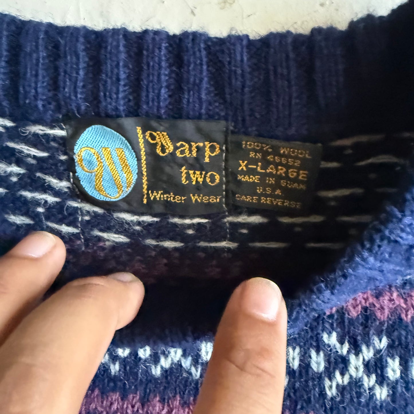 Vintage 90s Winter Sweater - XL