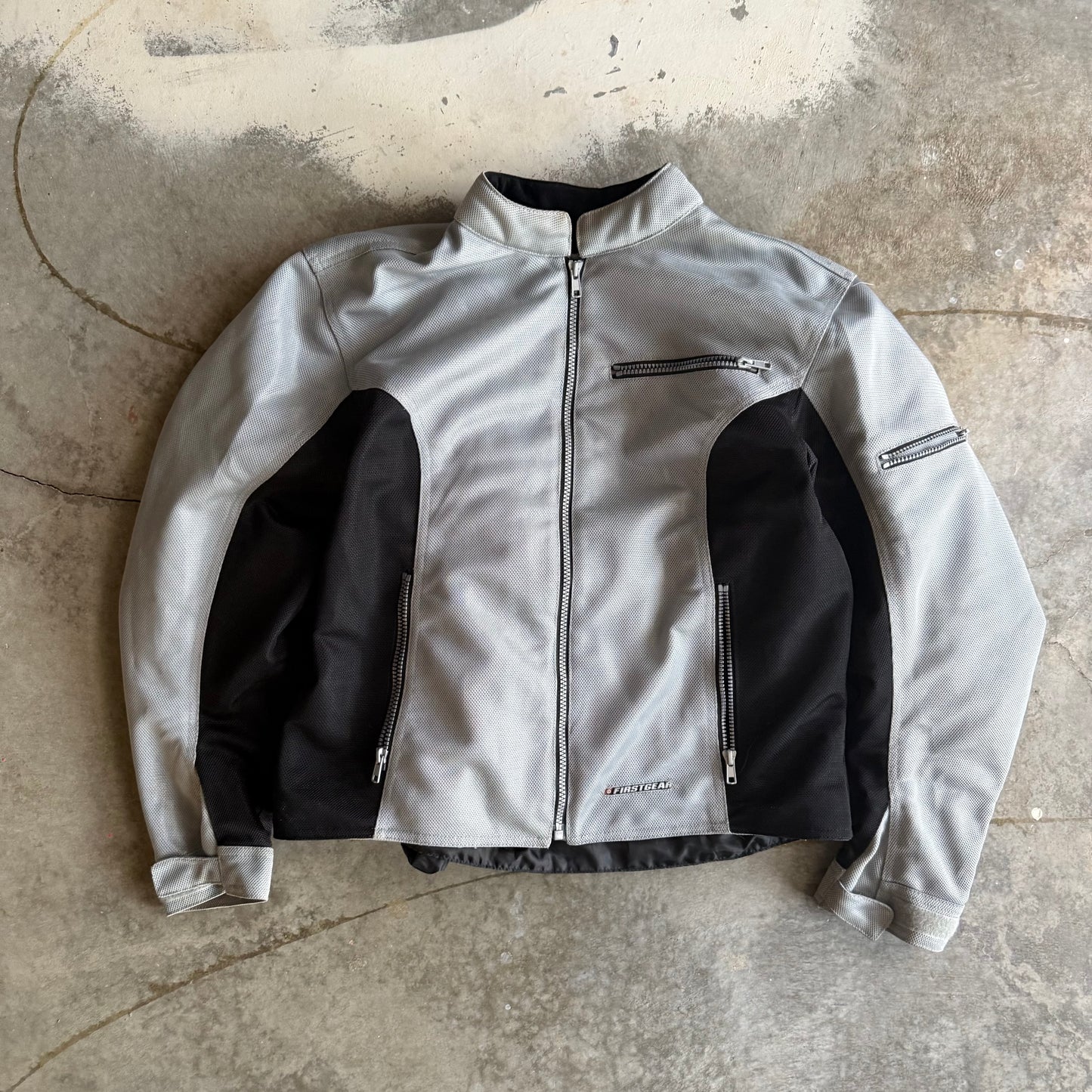 Vintage 00s Biker Jacket - XL