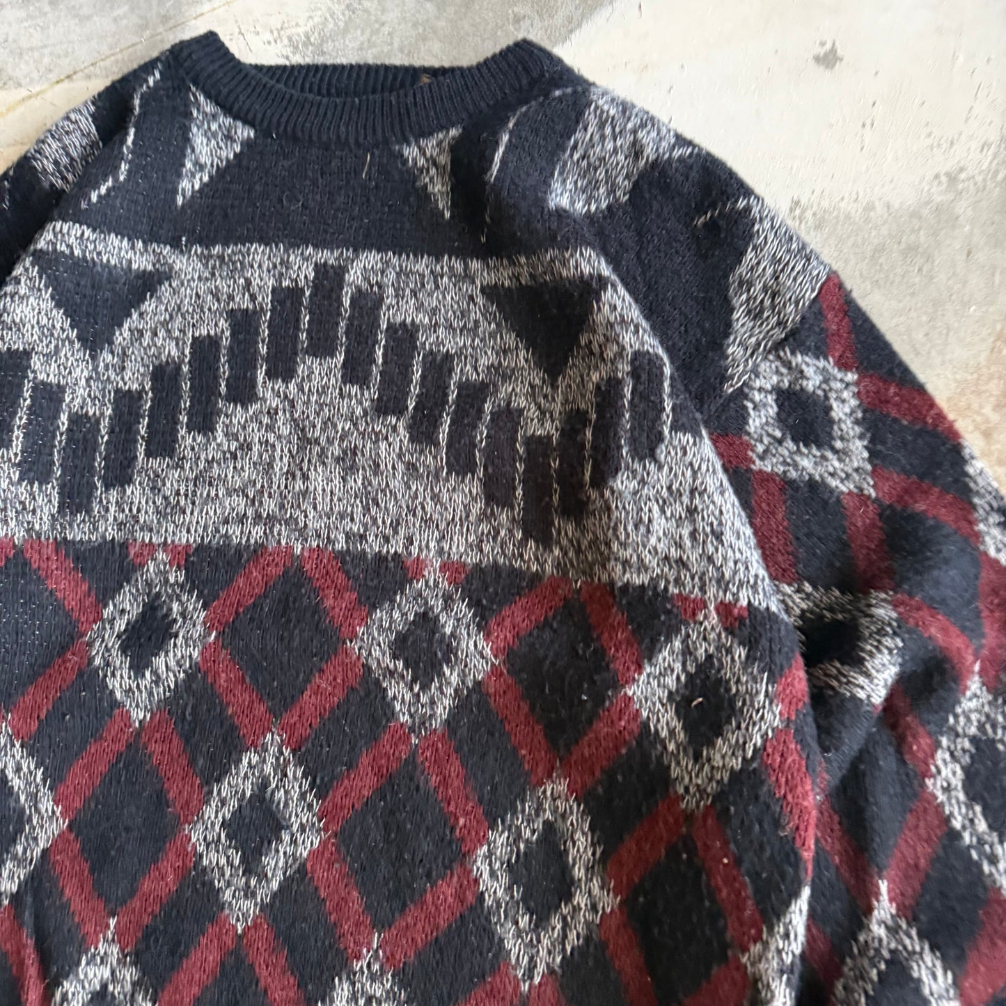 Vintage 90s Knit Sweater - L