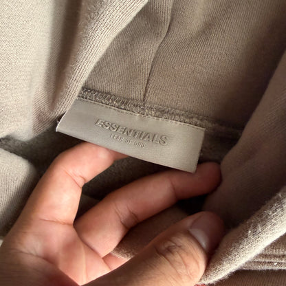 Brown Essentials Hoodie - M