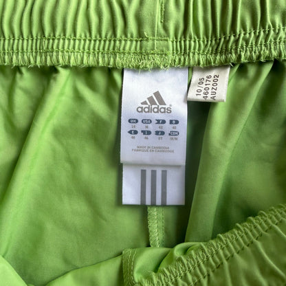 Vintage Green Adidas Track Shorts - L