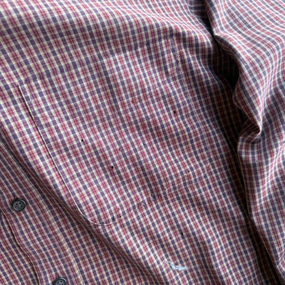 Vintage Cropped Button Up - L