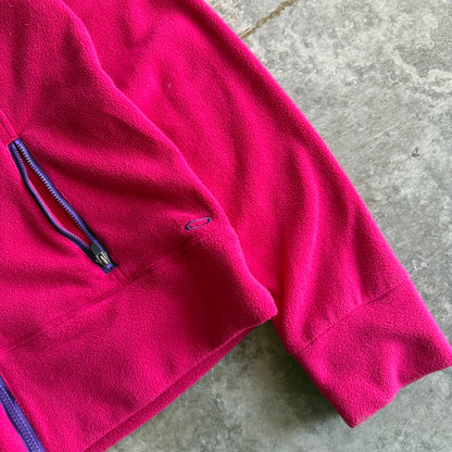 Vintage Woman’s 00s Oakley Zip Up Hoodie - XL