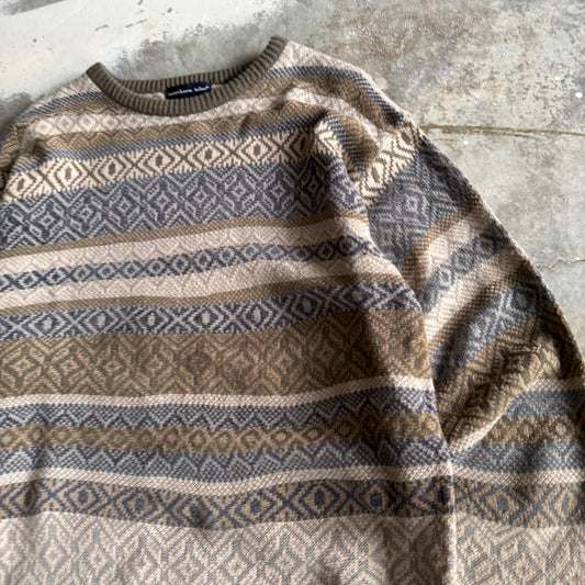 Vintage 90s Grandpa Sweater - XL