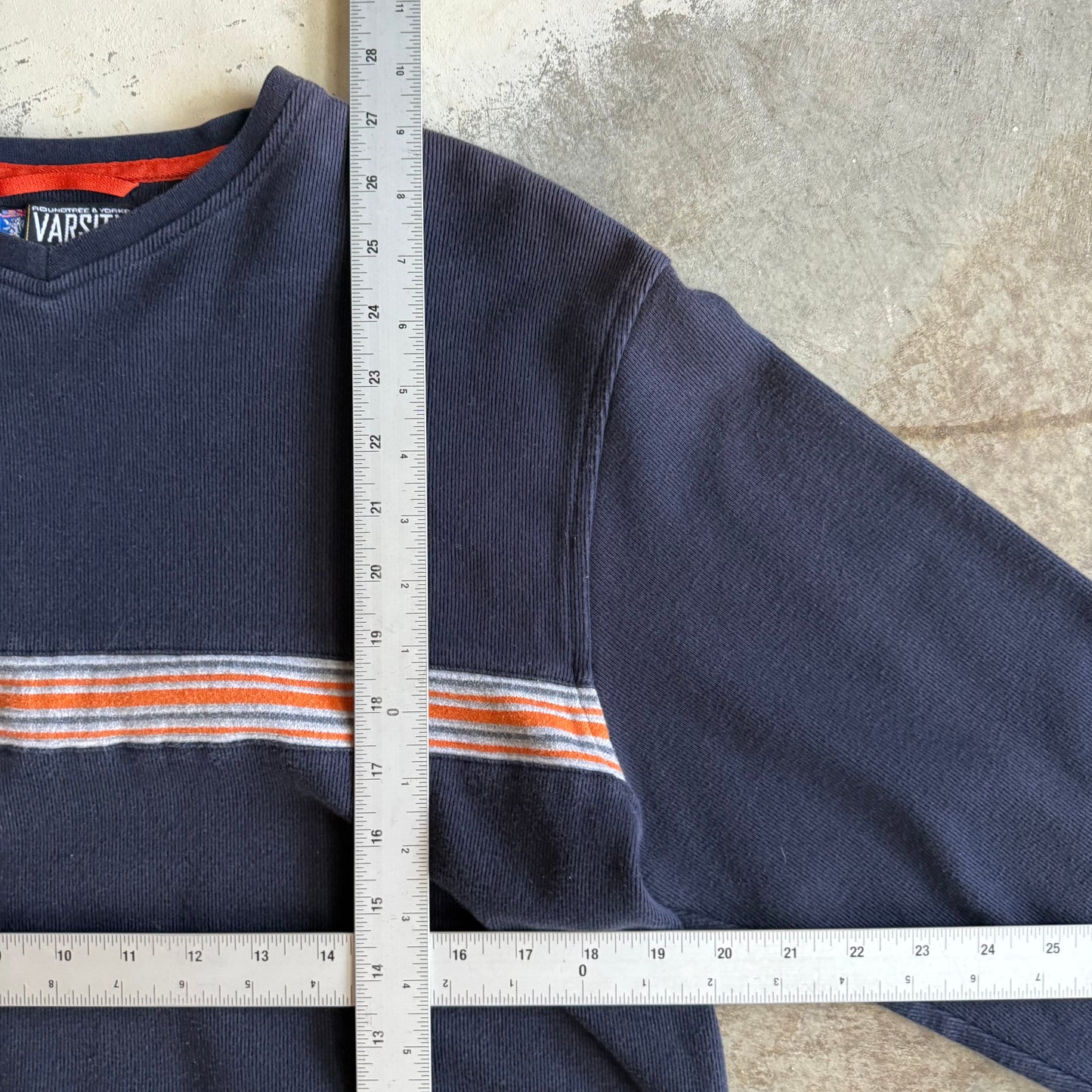 Vintage 00s Striped Long Sleeve - L