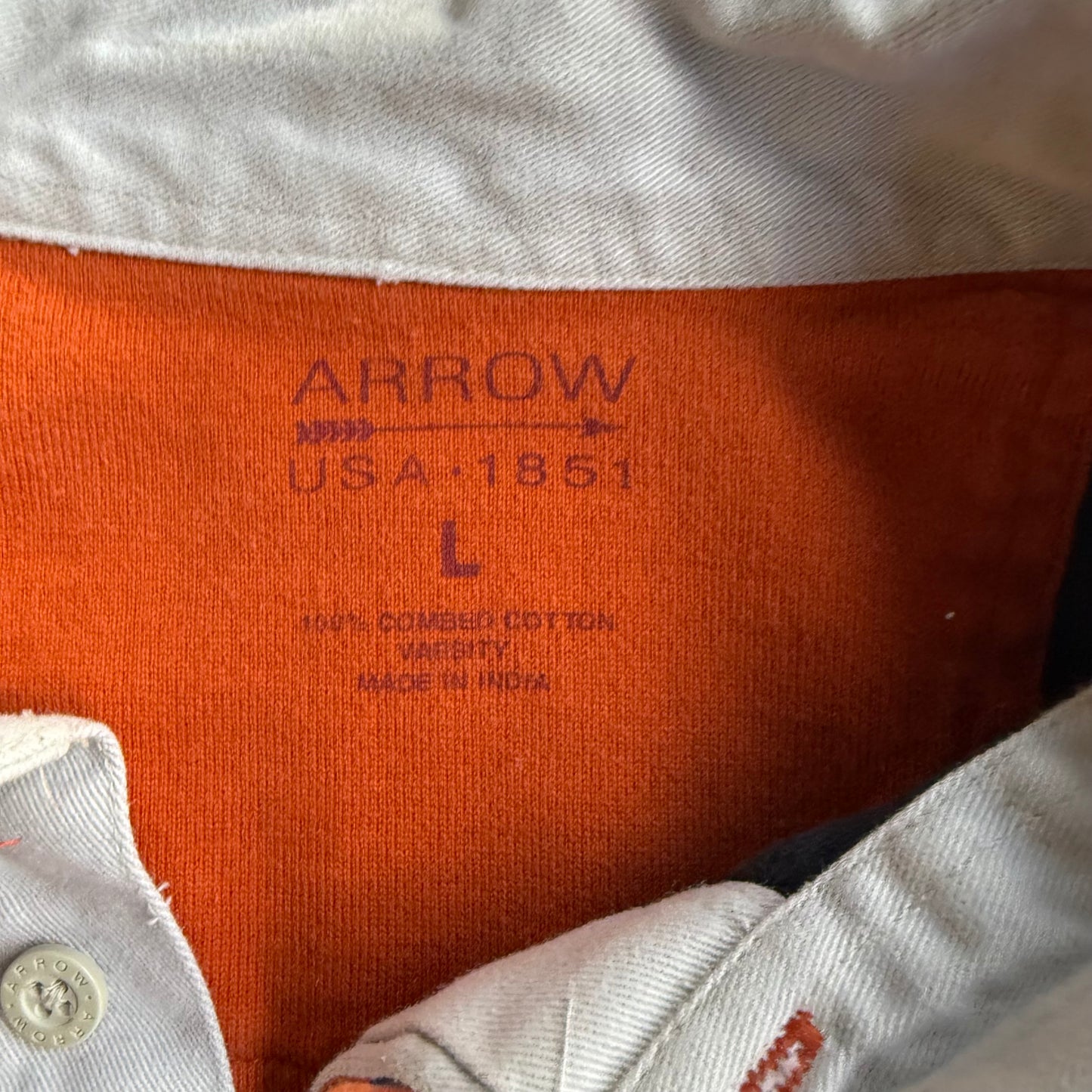 Vintage Striped Rugby - L