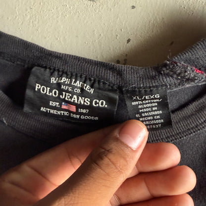 Vintage 90s Polo Jeans Tshirt - XL