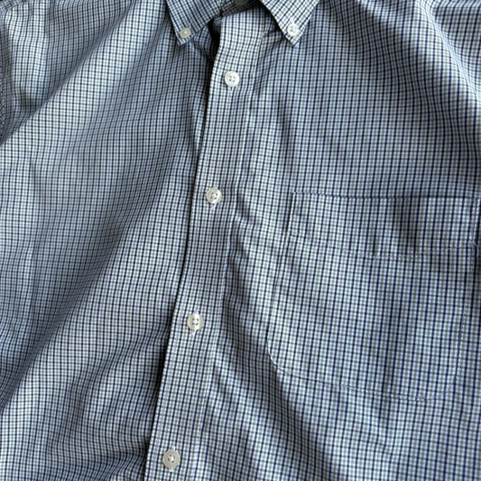 Vintage 00s Cropped Button Up - M