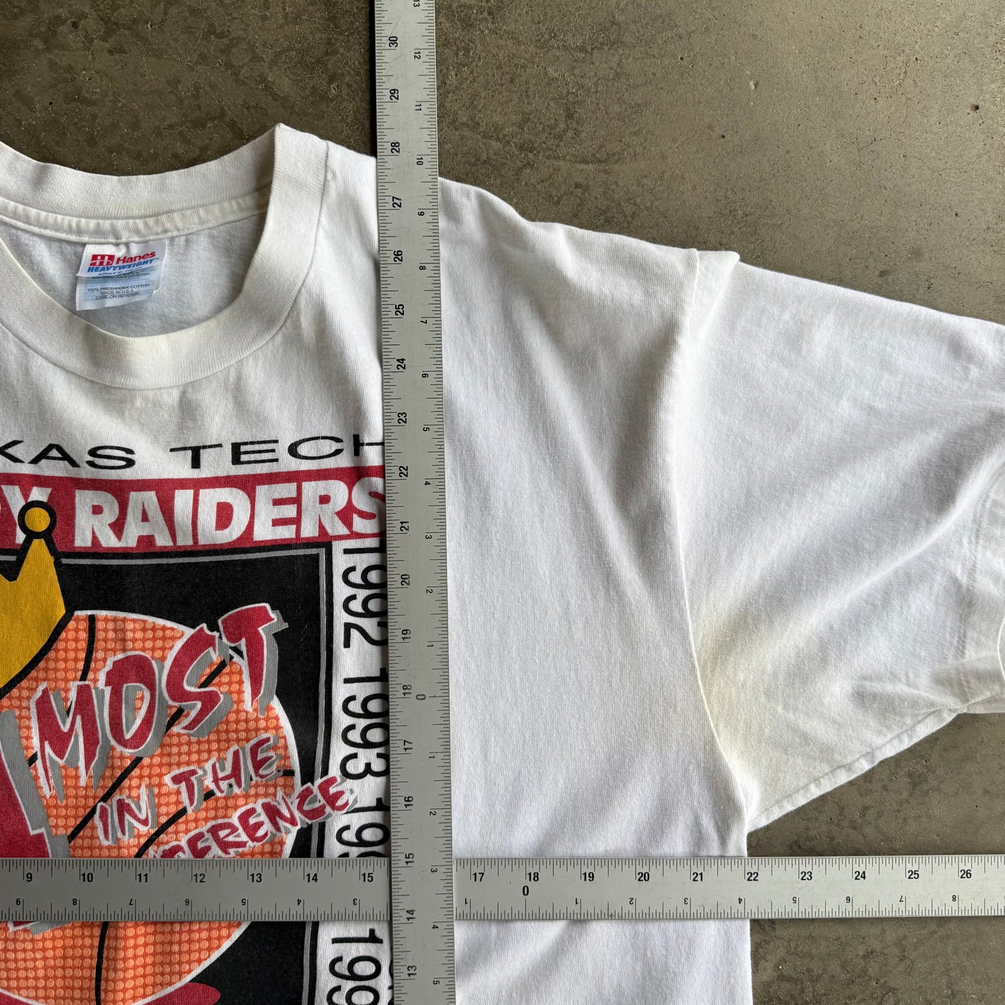 Vintage Texas tech basketball tshirt - XL