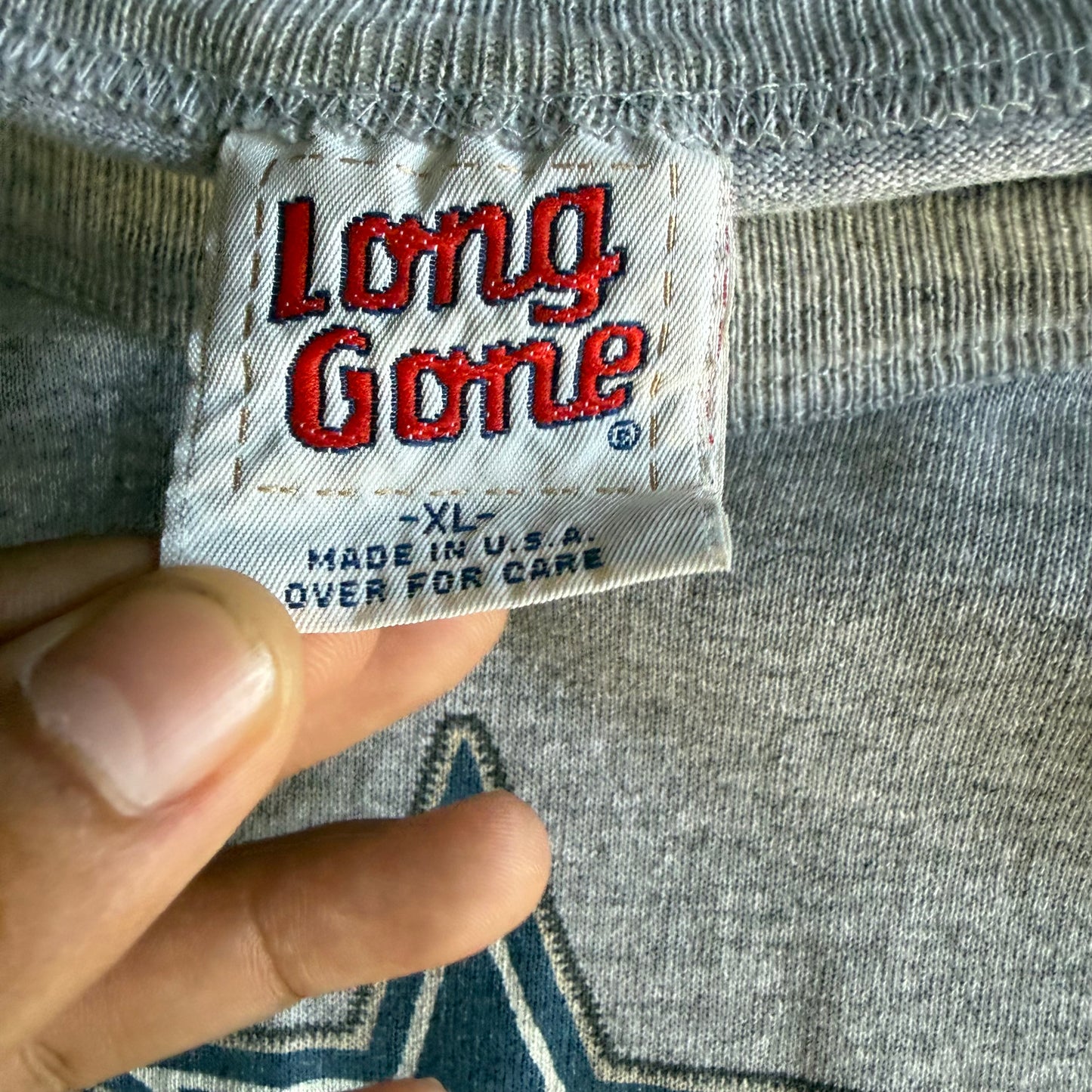 Vintage 90s Cowboys Quarter Sleeve Shirt - XL