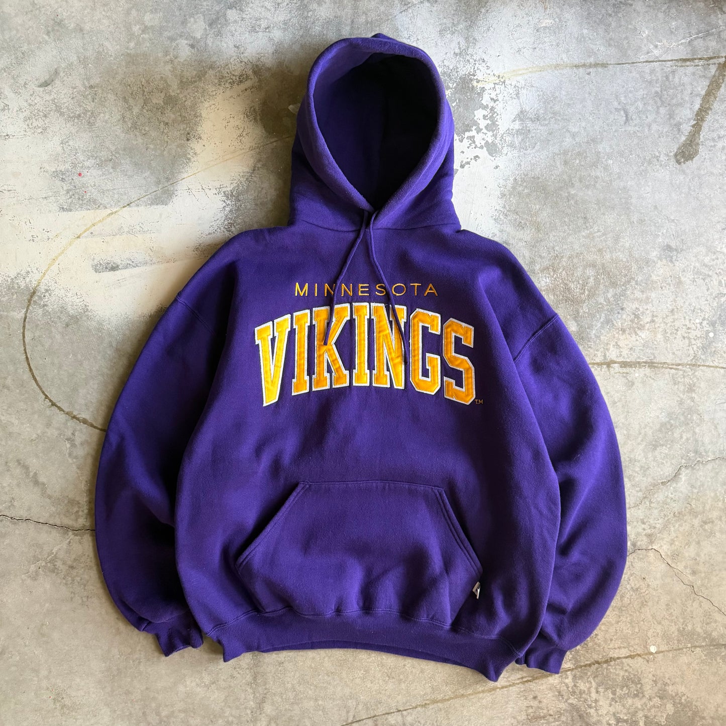 Vintage 90s Vikings Hoodie - XL