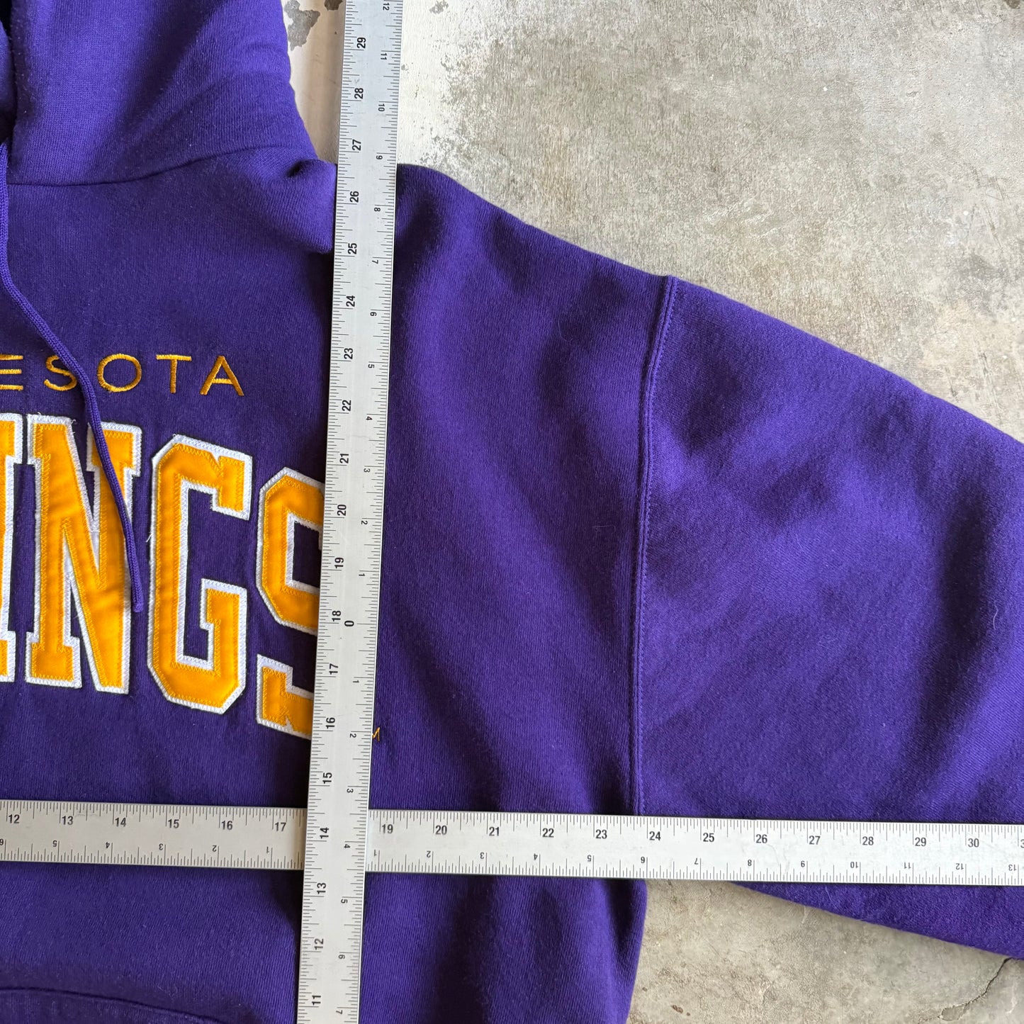 Vintage 90s Vikings Hoodie - XL