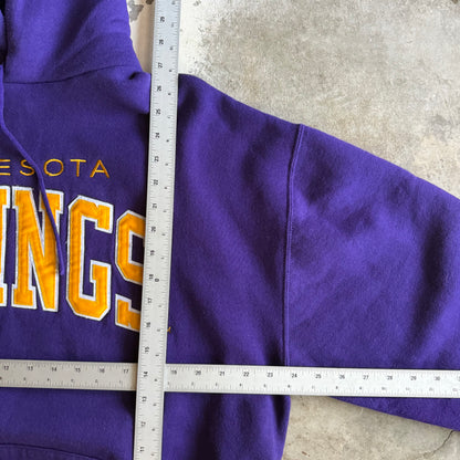 Vintage 90s Vikings Hoodie - XL