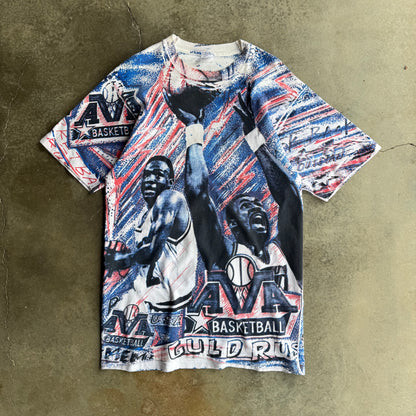 Vintage Magic Johnson Basketball AOP Tshirt - L