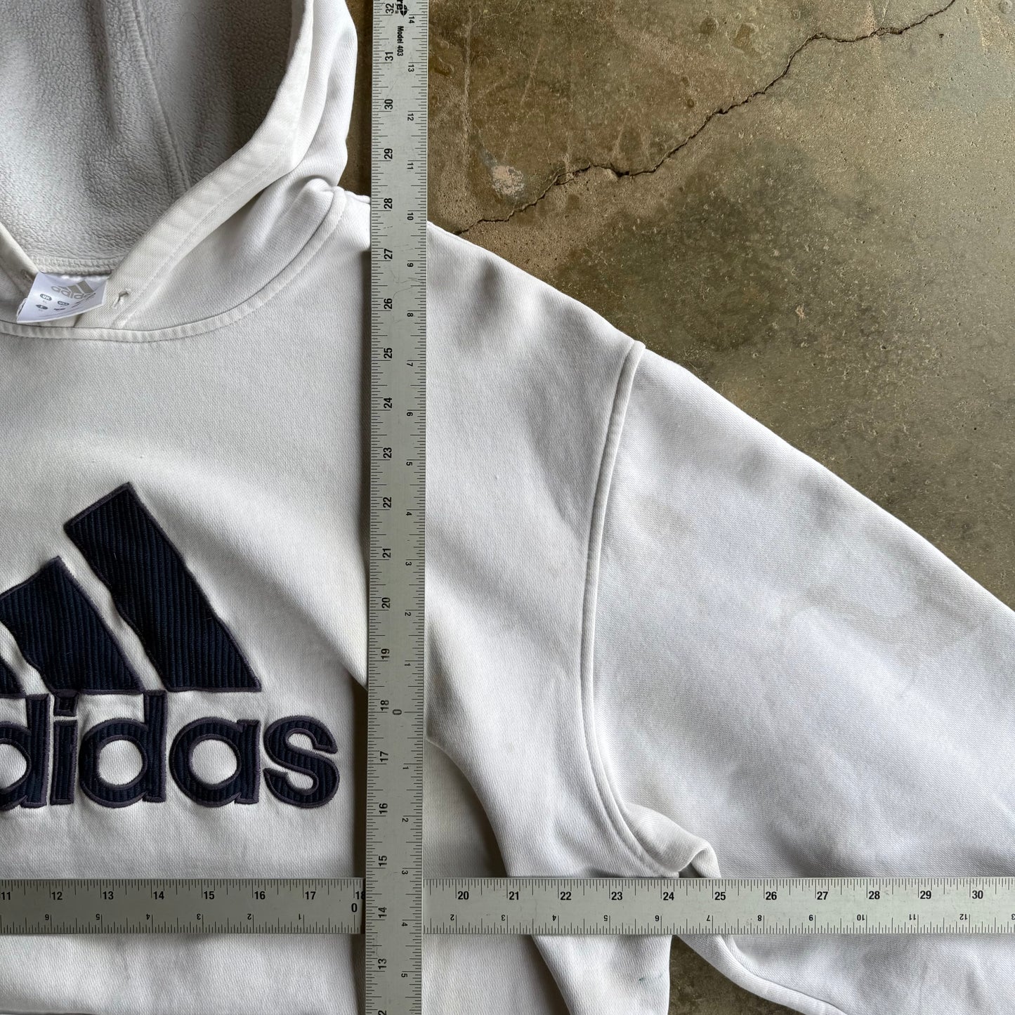 Vintage 00s Adidas Hoodie - L