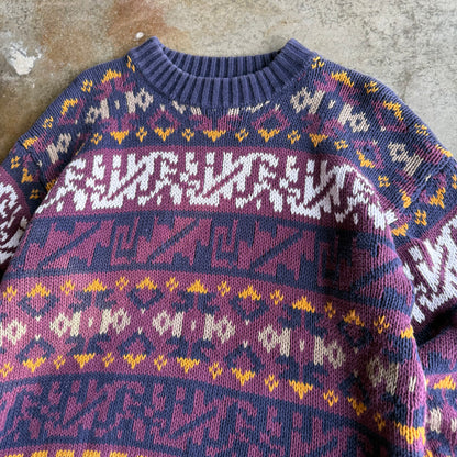 Woman’s Vintage 90s Knit Heavyweight Sweater - L