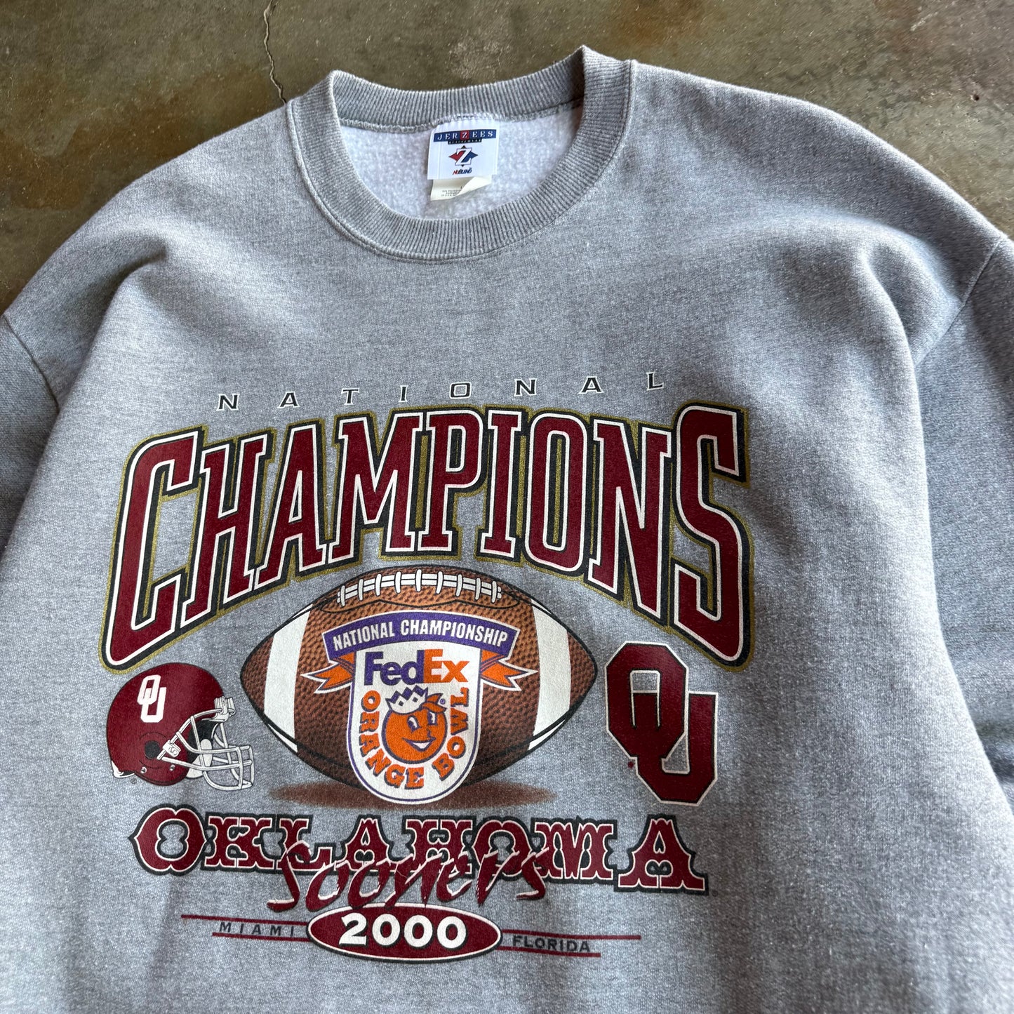 Vintage OU Champions Crewneck - L