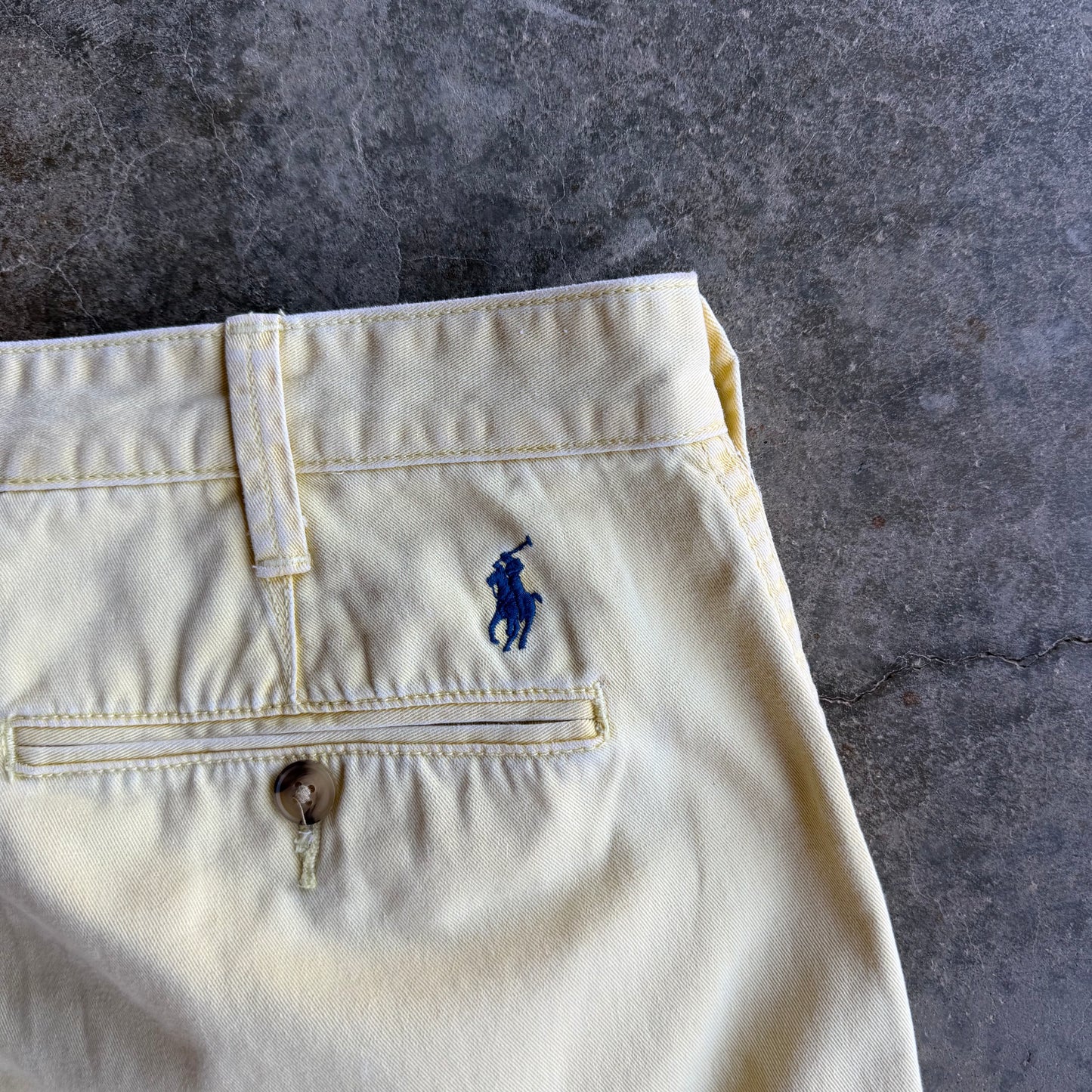 Vintage Yellow Polo Ralph Lauren Shorts - 33